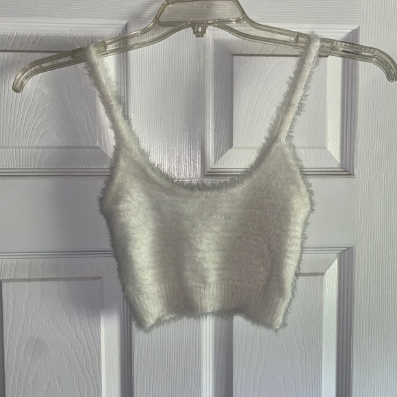 Garage Tops - Garage fluffy white top